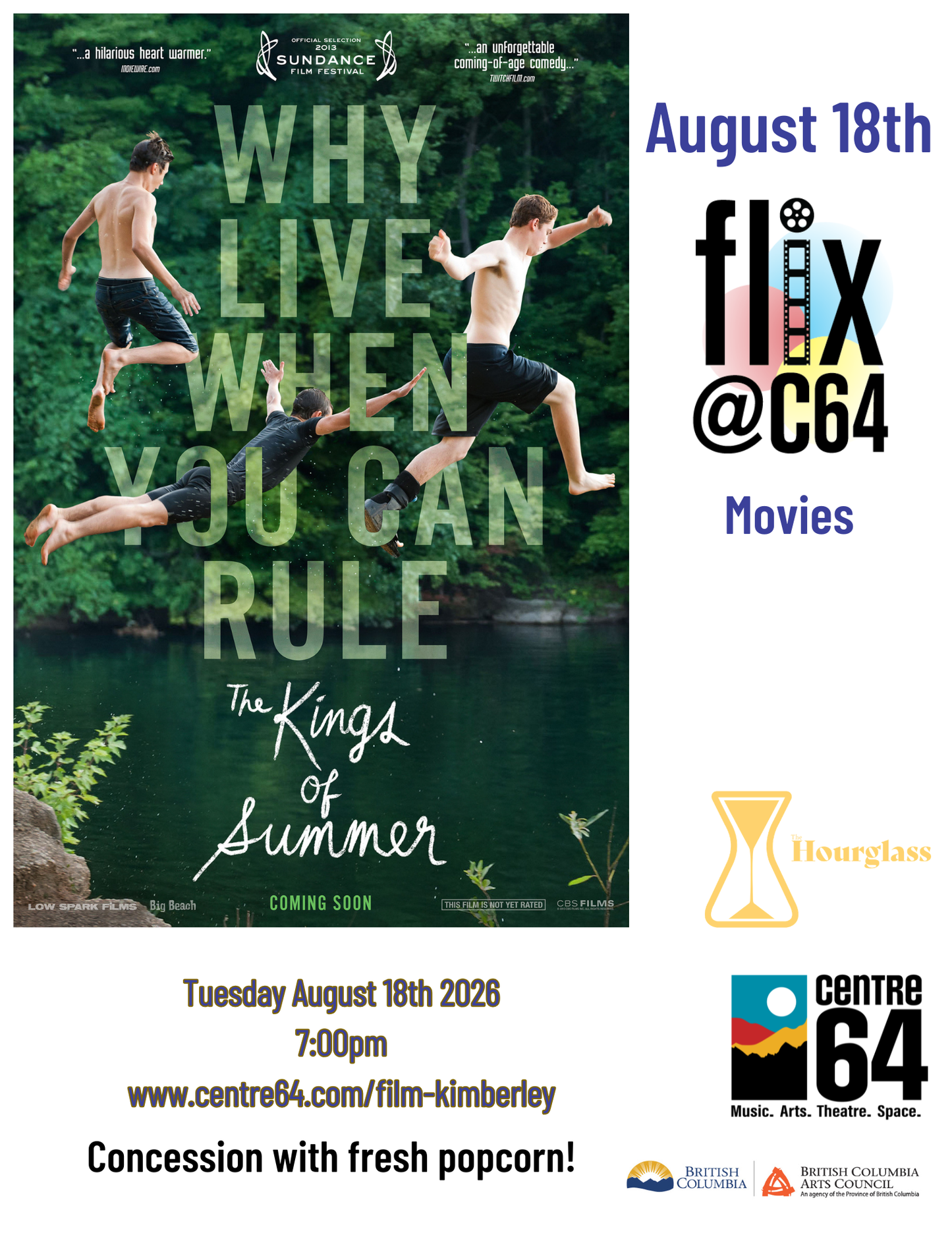 The Kings of Summer - Flix Tuesday Movie