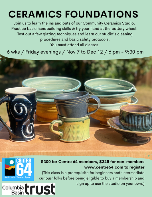 Ceramics Foundations 1 - Evening Workshop
