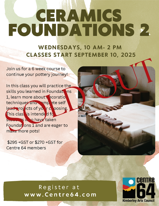 Ceramics Foundations 2 - Workshop