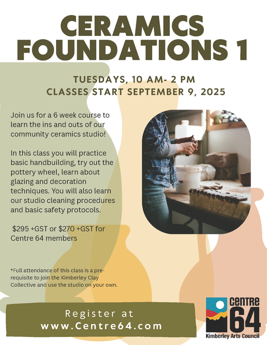 Ceramics Foundations 1 - Workshop