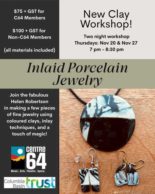 Inlaid Porcelain Jewelry - Workshop