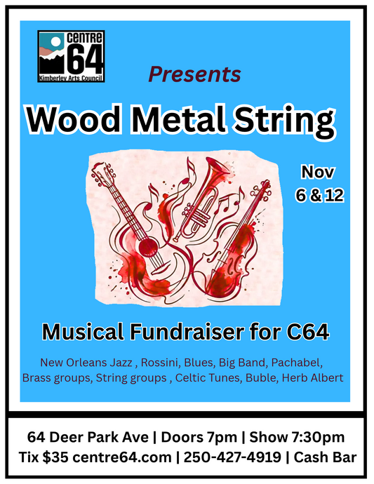 Wood Metal String Musical Fundraiser for C64